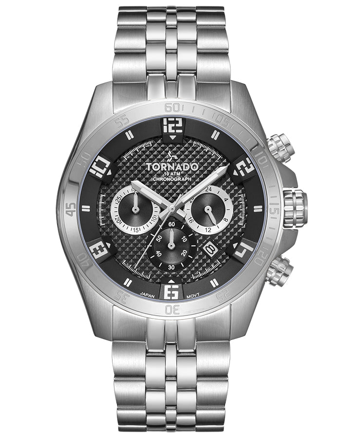 Tornado Men's Chronograph Black Dial Watch | Best Price In 2024 At Shopiqat