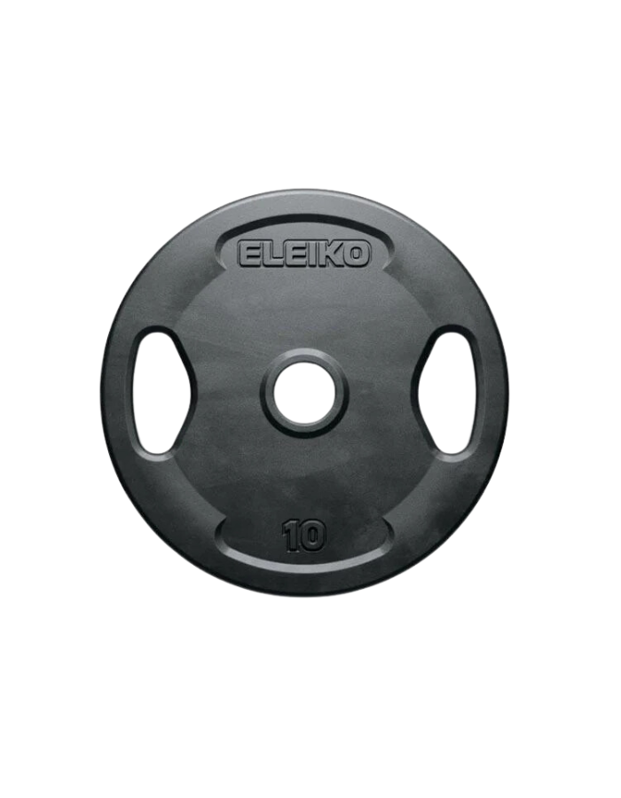 Eleiko Grip Rubber Single Plate - 10 kg - Premium  from shopiqat - Just $50! Shop now at shopiqat