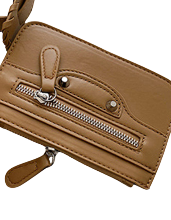 SHOPIQAT Rivet Heavy Industry Pleated Shoulder Underarm Messenger Bag - Premium  from shopiqat - Just $9.300! Shop now at shopiqat