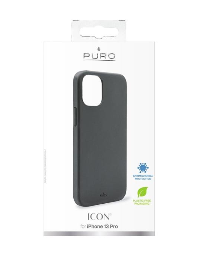 Puro iPhone 13 Pro Icon Silicon Case 6.1 - Black