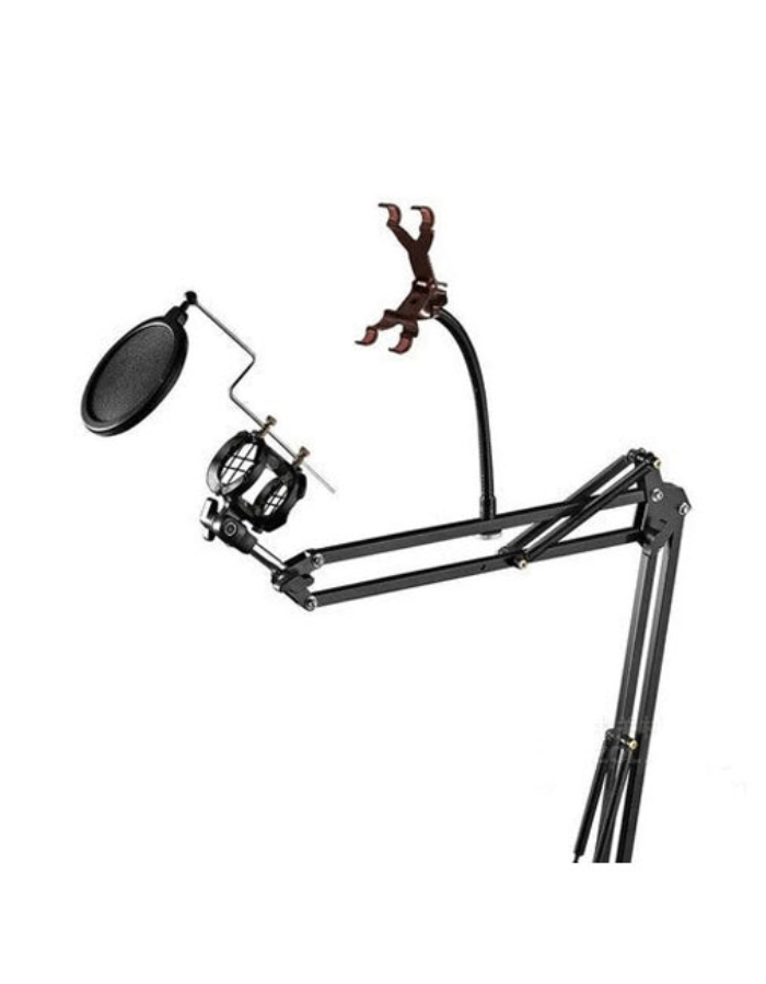 Remax CK100 Mobile Recording Studio Microphone Stand holder - Black