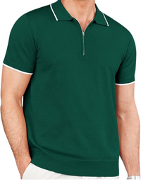 SHOPIQAT New Style Zipper Sweater Casual Business Polo Shirt - Premium  from shopiqat - Just $11.750! Shop now at shopiqat