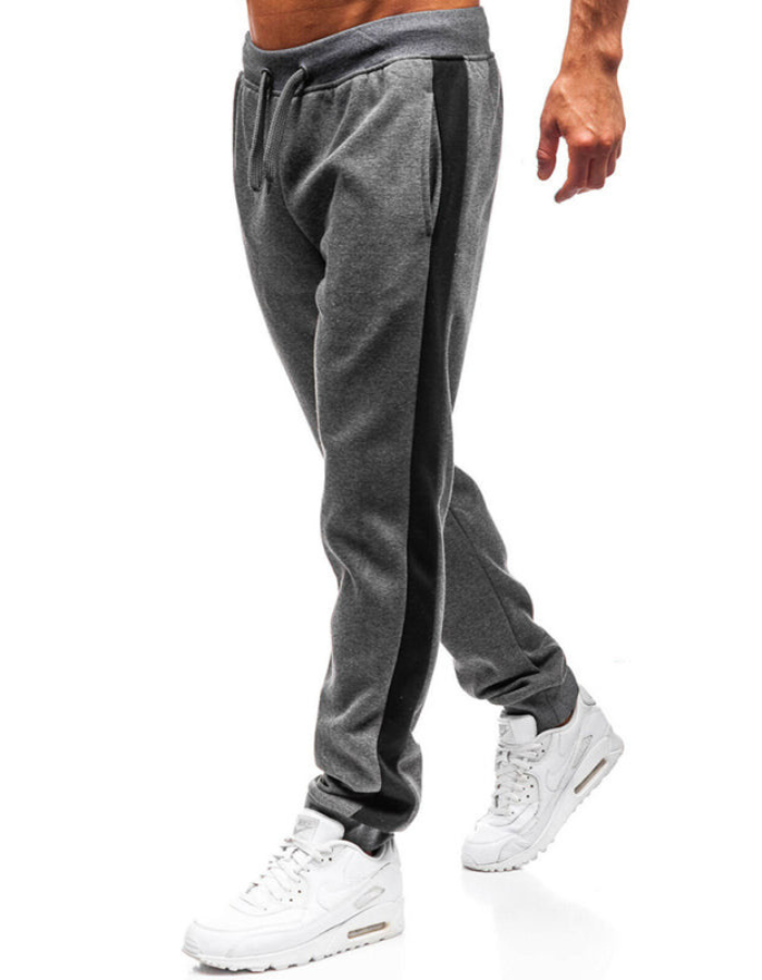 SHOPIQAT Men's Fashion Casual Stitching Pencil Trousers - Premium  from shopiqat - Just $8.550! Shop now at shopiqat