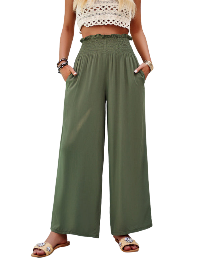 SHOPIQAT Women's New Style Casual Solid Colour Loose Trousers - Premium  from shopiqat - Just $7.800! Shop now at shopiqat