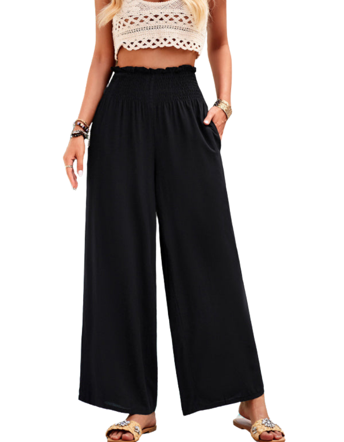 SHOPIQAT Women's New Style Casual Solid Colour Loose Trousers - Premium  from shopiqat - Just $7.800! Shop now at shopiqat