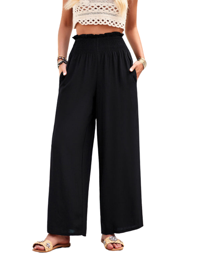 SHOPIQAT Women's New Style Casual Solid Colour Loose Trousers - Premium  from shopiqat - Just $7.800! Shop now at shopiqat