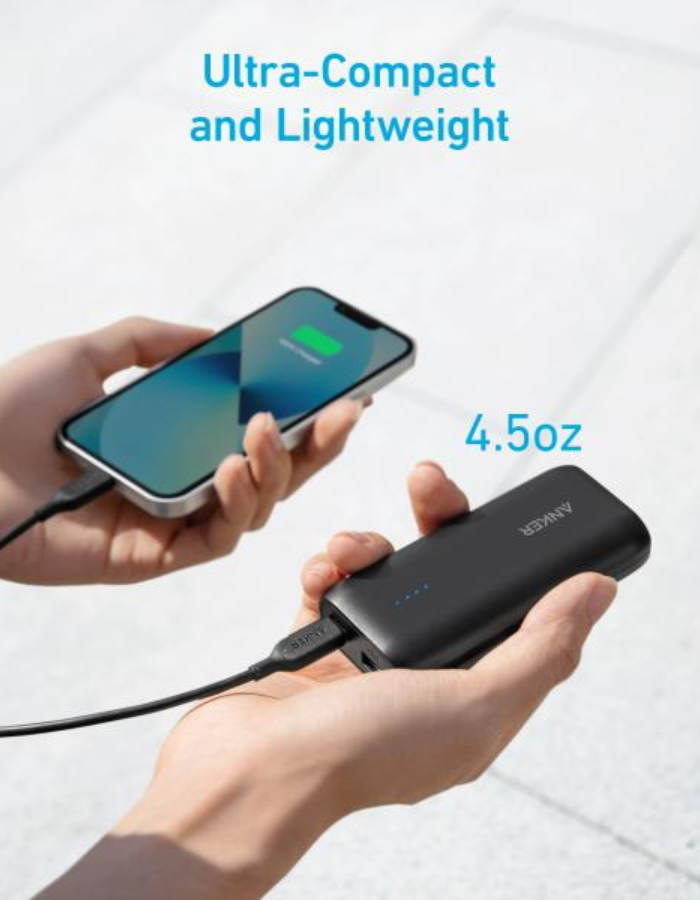 Anker 321 Power Bank 5000 - Black shopiqat