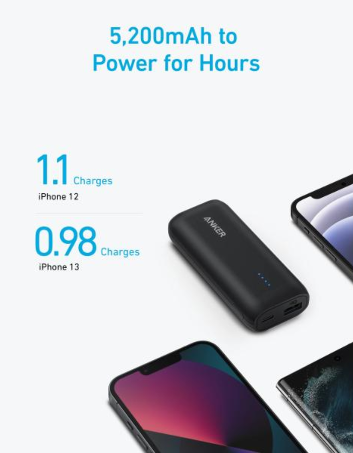 Anker 321 Power Bank 5000 - Black shopiqat