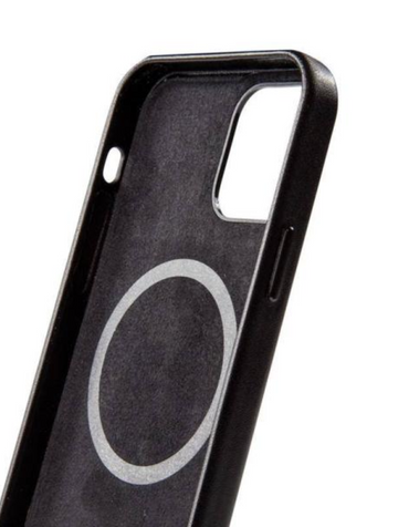 Puro iPhone 12 Pro Max SKYMAG Cover Leather Look - Black