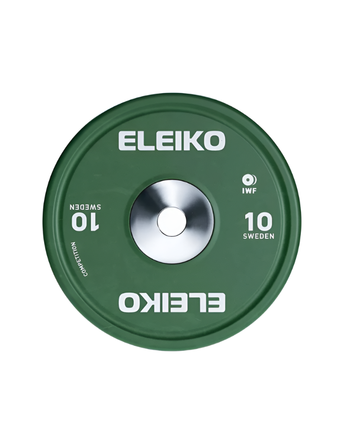 Eleiko IWF Weightlifting Competition Single Plate - 10 kg - Premium  from shopiqat - Just $130! Shop now at shopiqat