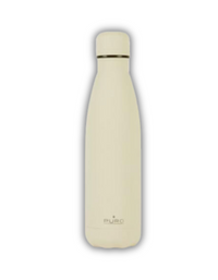 Puro Icon Fluo Stainless Steel Bottle 500ml - Beige