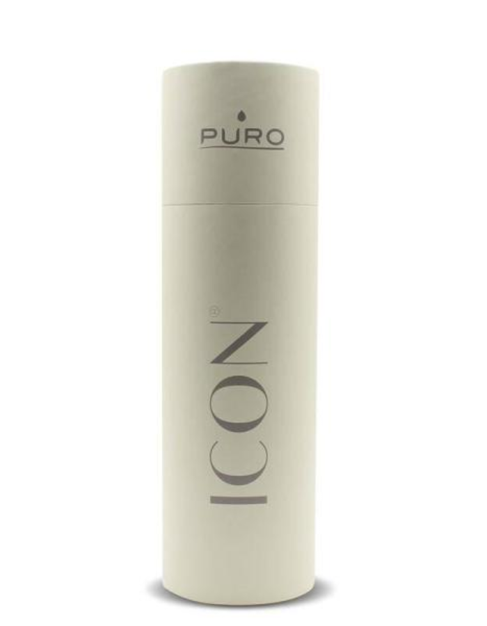 Puro Icon Fluo Stainless Steel Bottle 500ml - Beige