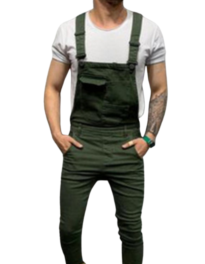 SHOPIQAT New Style Suspenders Slim Fit Jeans - Premium  from shopiqat - Just $12.500! Shop now at shopiqat