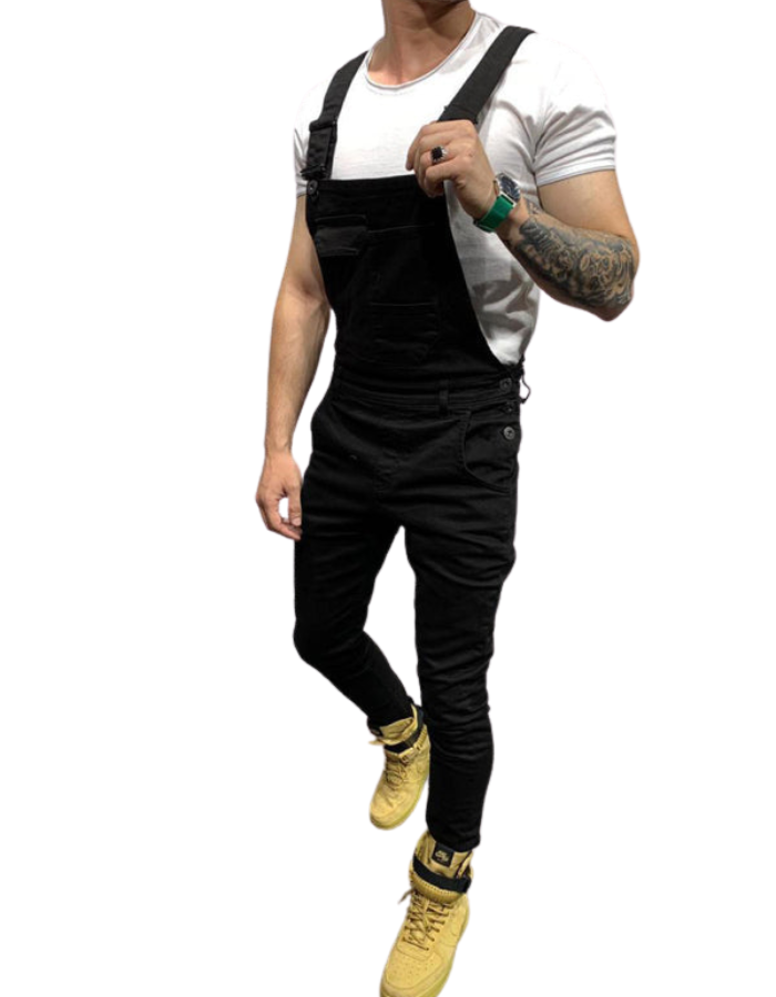 SHOPIQAT New Style Suspenders Slim Fit Jeans - Premium  from shopiqat - Just $12.500! Shop now at shopiqat