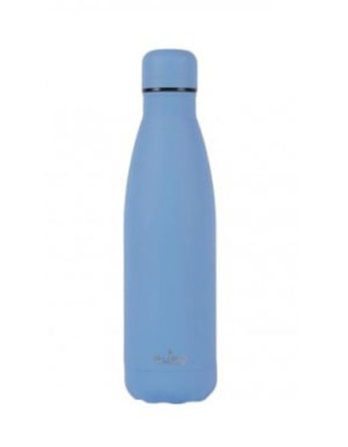 Puro Icon Fluo Stainless Steel Bottle 500ml - Blue