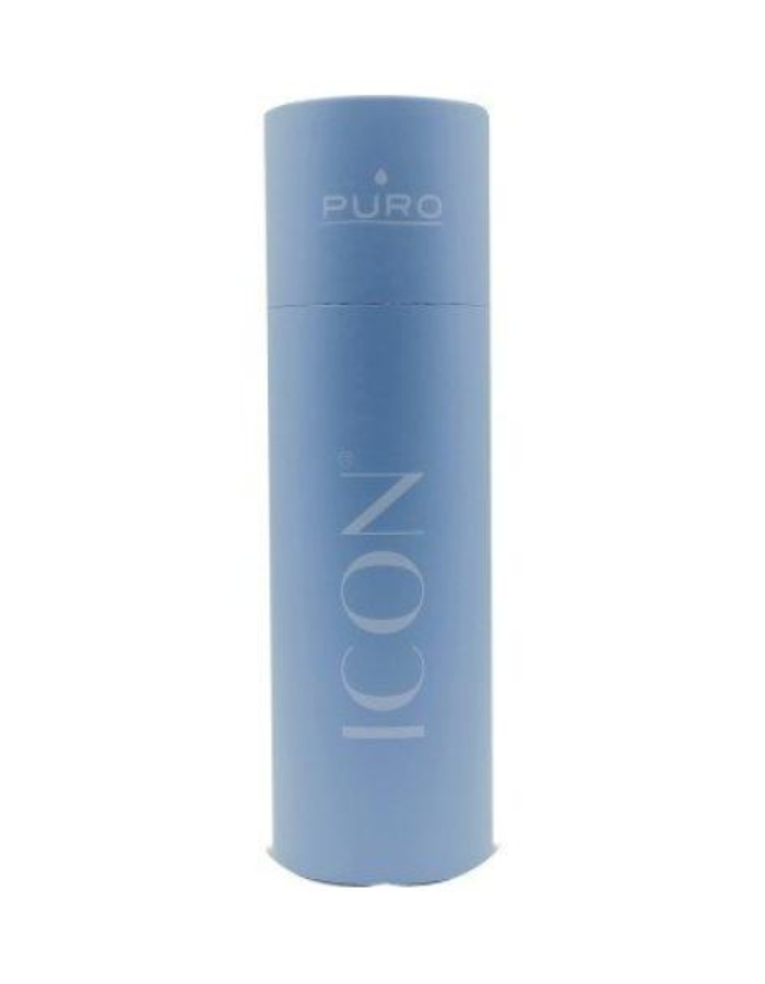 Puro Icon Fluo Stainless Steel Bottle 500ml - Blue