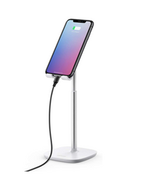 Ugreen Adjustable Desktop Cell Phone Stand - Silver