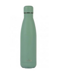 Puro Icon Fluo Stainless Steel Bottle 500ml - Dark Green