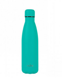 Puro Icon Fluo Stainless Steel Bottle 500ml - Water Green