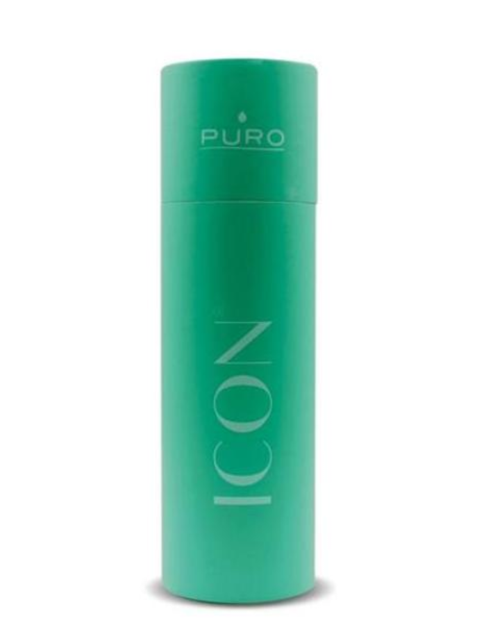 Puro Icon Fluo Stainless Steel Bottle 500ml - Water Green