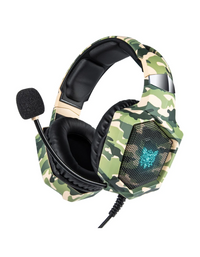 ONIKUMA K8 Professional Gaming Headset - “Noise Cancellation" - Army Green