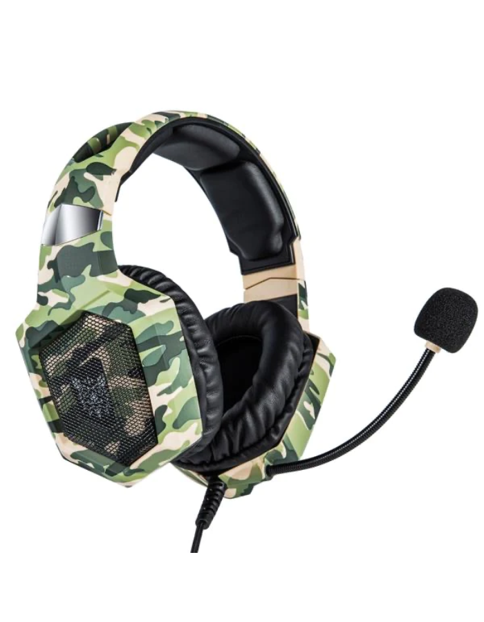 ONIKUMA K8 Professional Gaming Headset - “Noise Cancellation" - Army Green