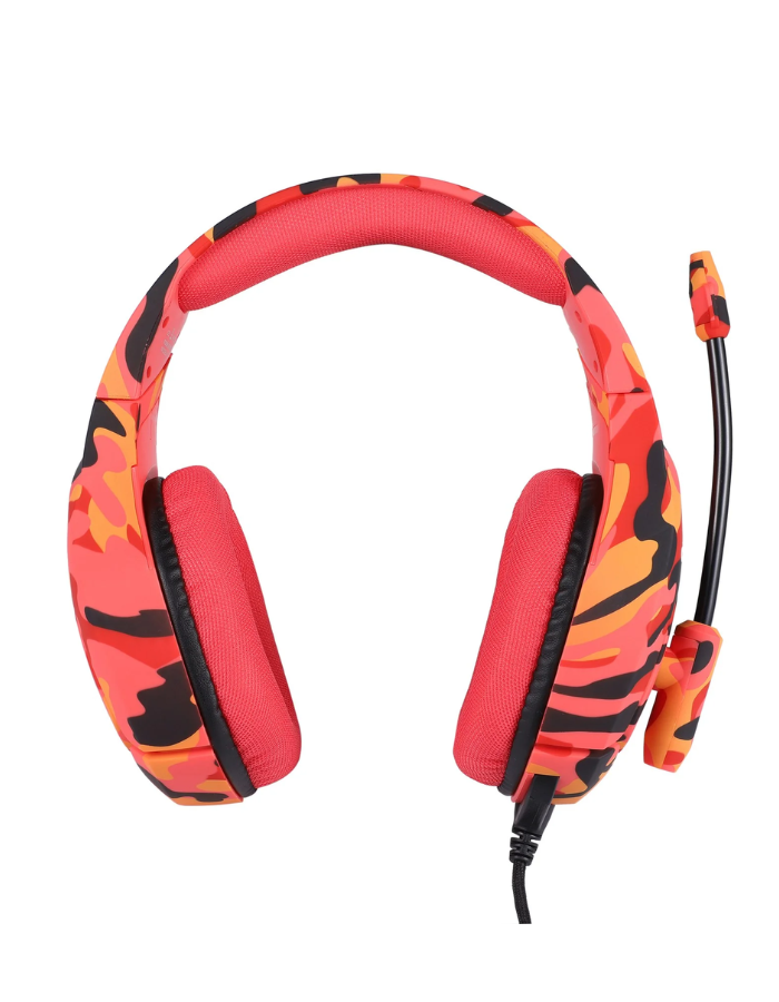 ONIKUMA K1B Professional Gaming Headset - Red Camo