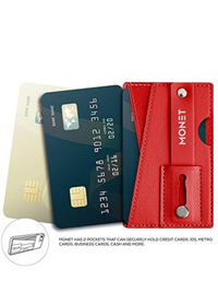 Monet Wallet Kickstand - Red