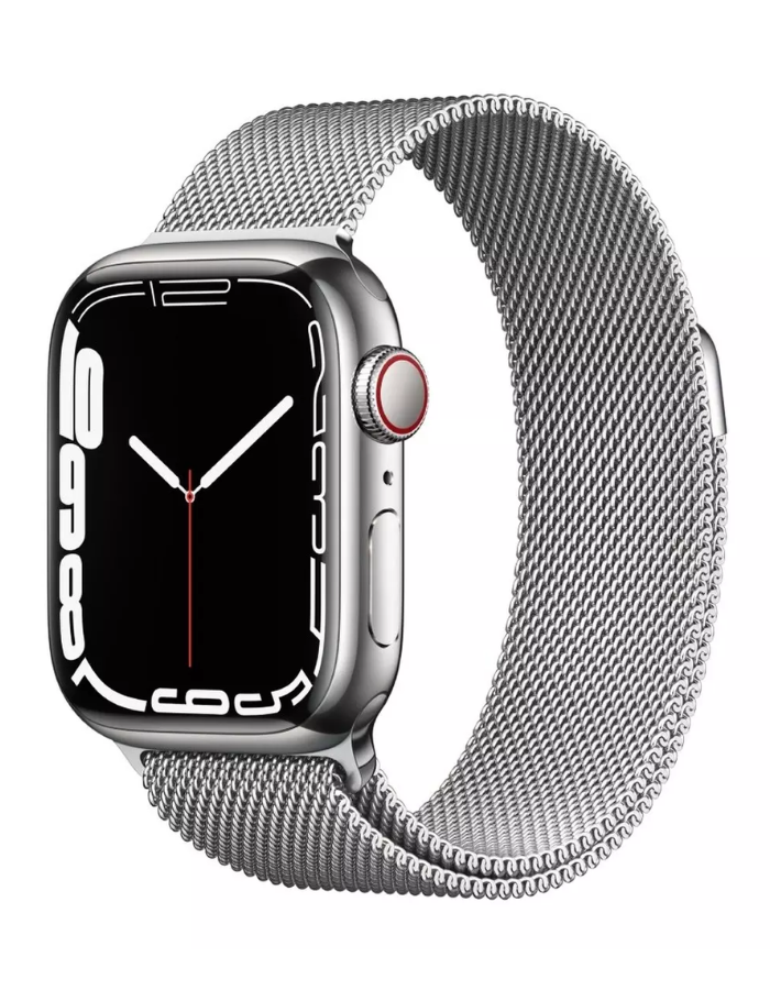 Apple Watch Series 7 Cellular 45mm Stainless Steel - Silver