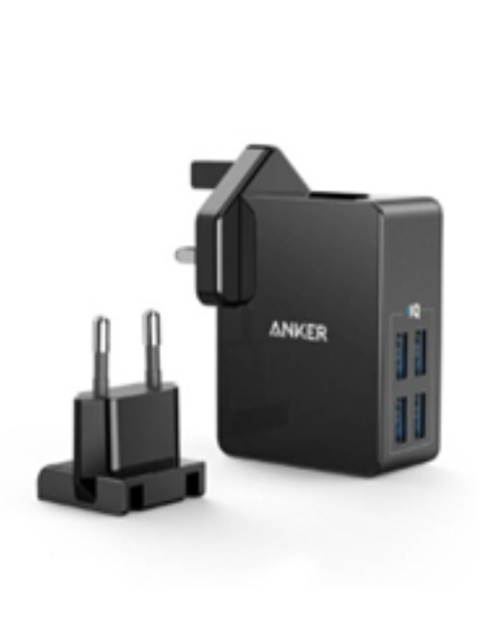 Anker PowerPort Lite 4 Ports, 27W - Black