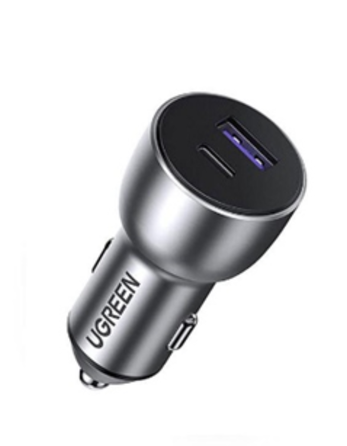 Ugreen 42.5W Car Charger ALU Case - Dark Blue