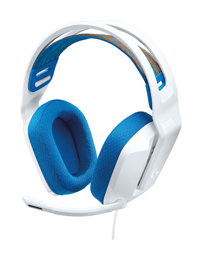 Logitech G335 Wired Gaming Headset - White