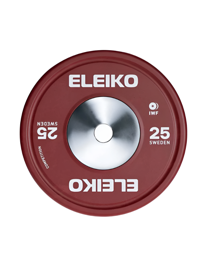 Eleiko IWF Weightlifting Competition Single Plate - 25 kg - Premium  from shopiqat - Just $200! Shop now at shopiqat