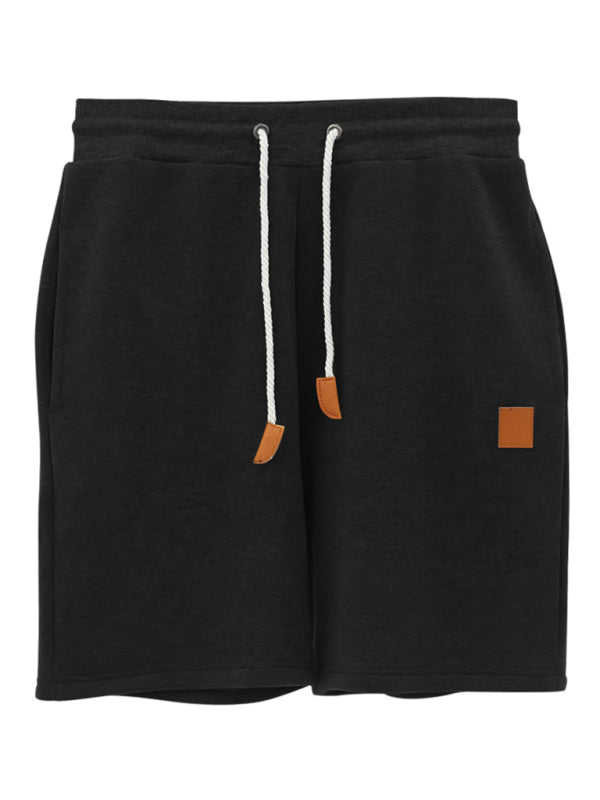 SHOPIQAT Men's New Drawstring Loose Brushed Skin-Friendly Casual Sports Shorts - Premium  from shopiqat - Just $8.250! Shop now at shopiqat