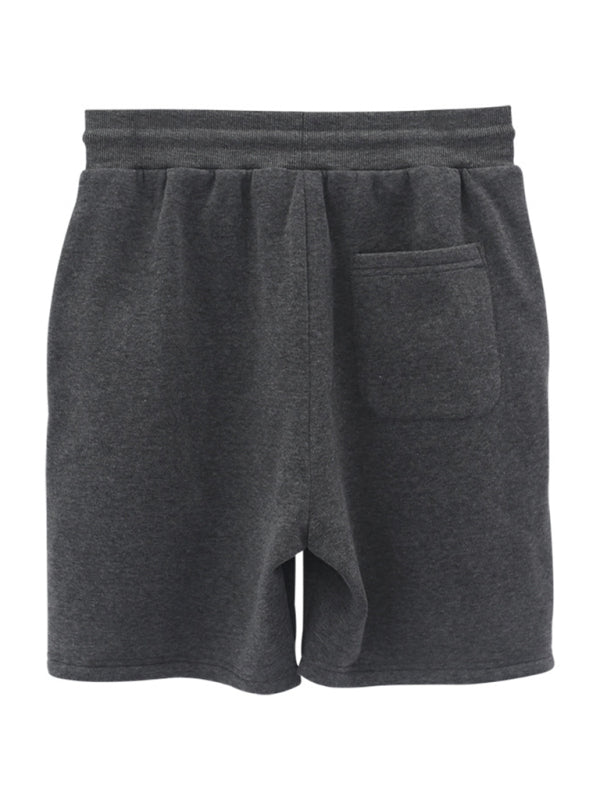 SHOPIQAT Men's New Drawstring Loose Brushed Skin-Friendly Casual Sports Shorts - Premium  from shopiqat - Just $8.250! Shop now at shopiqat