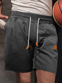 SHOPIQAT Men's New Drawstring Loose Brushed Skin-Friendly Casual Sports Shorts - Premium  from shopiqat - Just $5.660! Shop now at shopiqat