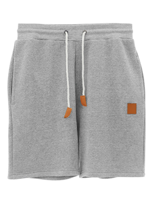 SHOPIQAT Men's New Drawstring Loose Brushed Skin-Friendly Casual Sports Shorts - Premium  from shopiqat - Just $8.250! Shop now at shopiqat