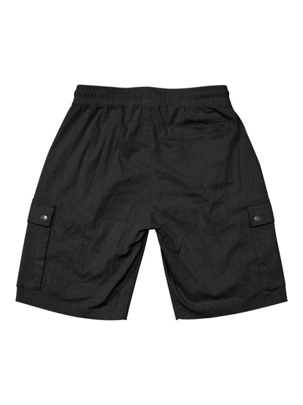 SHOPIQAT Casual Men's Slim Drawstring Shorts Thin Quarter Pants Cargo Shorts - Premium  from shopiqat - Just $7.750! Shop now at shopiqat