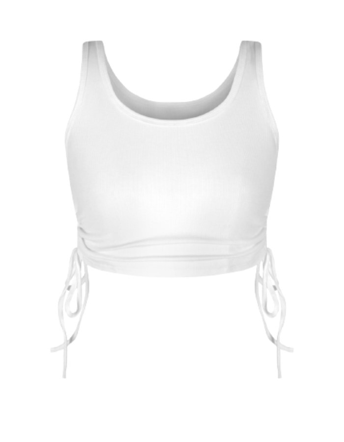 SHOPIQAT Ruched Tank Top - Premium  from shopiqat - Just $4.250! Shop now at shopiqat