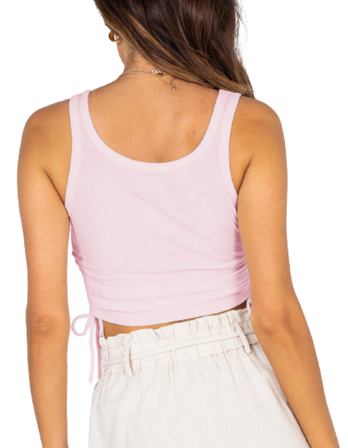 SHOPIQAT Ruched Tank Top - Premium  from shopiqat - Just $4.250! Shop now at shopiqat