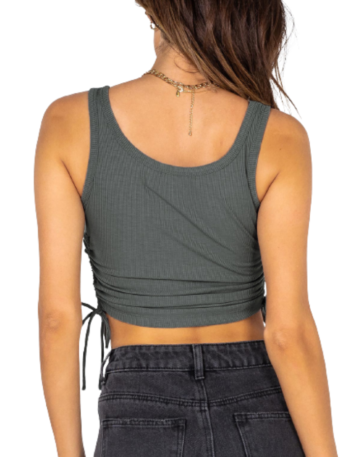 SHOPIQAT Ruched Tank Top - Premium  from shopiqat - Just $4.250! Shop now at shopiqat