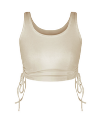 SHOPIQAT Ruched Tank Top - Premium  from shopiqat - Just $4.250! Shop now at shopiqat