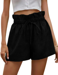 SHOPIQAT Ruffled Drawstring Pull-on Shorts - Premium  from shopiqat - Just $5.900! Shop now at shopiqat