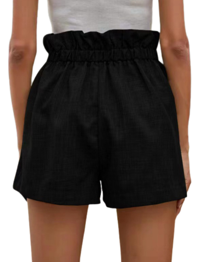 SHOPIQAT Ruffled Drawstring Pull-on Shorts - Premium  from shopiqat - Just $5.900! Shop now at shopiqat