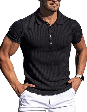 SHOPIQAT Slim Fit Polo Shirt