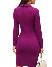 SHOPIQAT Double Breast Gold Hardware Button Suit Dress - Premium  from shopiqat - Just $9.250! Shop now at shopiqat