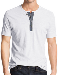 SHOPIQAT Cotton Blend Henley