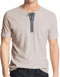 SHOPIQAT Cotton Blend Henley