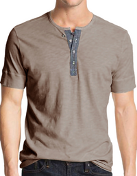 SHOPIQAT Cotton Blend Henley