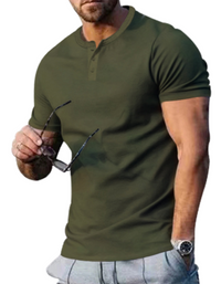 SHOPIQAT Henley T-Shirt